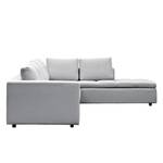 Ecksofa Brooklyn IV Webstoff Webstoff Saia: Hellgrau - Breite: 312 cm - Ottomane davorstehend rechts