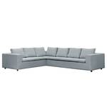 Ecksofa Brooklyn Webstoff Webstoff Anda II: Silber