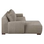 Ecksofa Caldelas Webstoff II Webstoff II - Taupe - Longchair davorstehend links