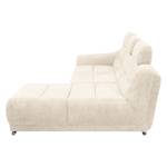 Ecksofa Carman Webstoff Webstoff - Beige - Longchair davorstehend rechts - Keine Funktion