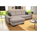 Ecksofa Chipman Webstoff Cappuccino - Longchair davorstehend links - Keine Funktion