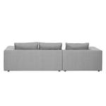 Ecksofa Columbia Webstoff Stoff Valura: Grau - Longchair davorstehend links