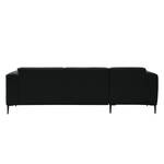 Ecksofa Crawford I Webstoff Webstoff Saia: Anthrazit - Breite: 255 cm - Longchair davorstehend links