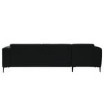 Ecksofa Crawford I Webstoff Webstoff Saia: Anthrazit - Breite: 285 cm - Longchair davorstehend links