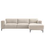 Ecksofa Crawford I Webstoff Webstoff Saia: Beige - Breite: 285 cm - Longchair davorstehend rechts