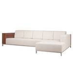 Ecksofa CX Webstoff Stoff Andra: Beige - Longchair davorstehend rechts