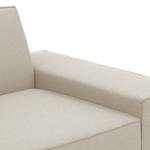 Hoekbank Dallas geweven stof Stof Selva: Beige - Longchair vooraanzicht links