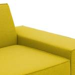 Ecksofa Dallas Webstoff Webstoff Milan: Gelb - Longchair davorstehend links