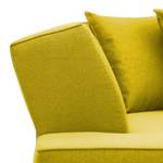 Ecksofa Dallas Webstoff Webstoff Milan: Gelb - Longchair davorstehend links