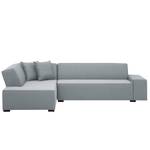 Ecksofa Dallas Webstoff Stoff Selva: Grau - Longchair davorstehend links