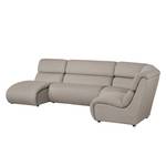 Ecksofa Davie Webstoff Cappuccino - Longchair davorstehend links