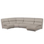 Ecksofa Davie Webstoff Cappuccino - Longchair davorstehend rechts