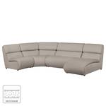 Ecksofa Davie Webstoff Cappuccino - Longchair davorstehend rechts