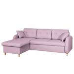 Ecksofa Eastville Beidseitig montiertbar - Webstoff - Mauve - Keine Funktion