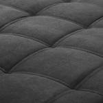 Pouf repose-pieds Elnora Velours - Anthracite