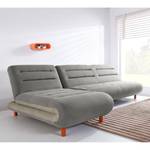 Ecksofa Energy (beidseitig montierbar) Webstoff - Grau / Cappuccino