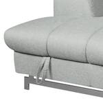 Ecksofa Ferch (mit Schlaffunktion) Flachgewebe - Grau - Longchair davorstehend links