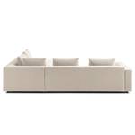 Ecksofa Finny IV Webstoff Saia: Beige - Ottomane davorstehend rechts - Keine Funktion