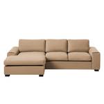 Ecksofa Glasco Webstoff Webstoff Osta: Cappuccino - Longchair davorstehend links