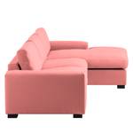 Ecksofa Glasco Webstoff Webstoff Osta: Koralle - Longchair davorstehend rechts