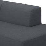 Ecksofa Graham Webstoff Stoff Mera: Anthrazit - Longchair davorstehend links