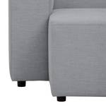 Ecksofa Graham Webstoff Stoff Dona: Grau - Longchair davorstehend links