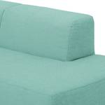 Ecksofa Graham Webstoff Stoff Dona: Mintgrün - Longchair davorstehend links