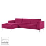 Ecksofa Grapefield Webstoff Cyclam - Longchair davorstehend links