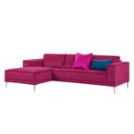 Ecksofa Grapefield Webstoff Cyclam - Longchair davorstehend links