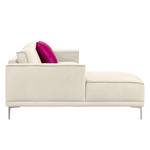 Ecksofa Grapefield Webstoff Sand - Longchair davorstehend links