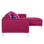 Ecksofa Grapefield Webstoff Cyclam - Longchair davorstehend rechts