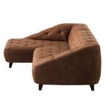 Ecksofa Graya Antiklederoptik - Cognac