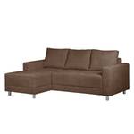 Ecksofa Greenwood II Webstoff Nougat - Longchair davorstehend links