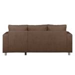 Ecksofa Greenwood II Webstoff Nougat - Longchair davorstehend rechts