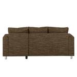 Ecksofa Greenwood Strukturstoff - Strukturstoff Lawan: Braun - Longchair davorstehend rechts