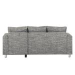 Ecksofa Greenwood Strukturstoff - Strukturstoff Lawan: Grau - Longchair davorstehend rechts