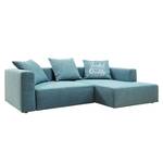 Hoekbank Heaven Casual Stof TCU: 6 fresh blue - Longchair vooraanzicht rechts - Geen functie