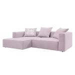 Ecksofa Heaven Casual Webstoff Stoff TBO: 57 pastel blossom - Longchair davorstehend links - Schlaffunktion - Bettkasten