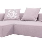 Ecksofa Heaven Casual Webstoff Stoff TBO: 57 pastel blossom - Longchair davorstehend links - Schlaffunktion - Bettkasten