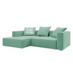 Ecksofa Heaven Casual Webstoff Stoff TBO: 53 pastel mint - Longchair davorstehend links - Keine Funktion