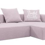 Ecksofa Heaven Casual Webstoff Stoff TBO: 57 pastel blossom - Longchair davorstehend rechts - Keine Funktion