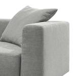 Ecksofa Heaven Casual XL Webstoff Platin - Longchair davorstehend links - Keine Funktion