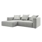 Hoekbank Heaven Casual XL Platina - Longchair vooraanzicht links - Geen functie