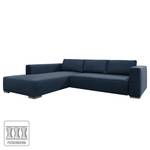 Ecksofa Heaven Colors Style M Webstoff Stoff TCU: 16 navy blue - Longchair davorstehend links - Keine Funktion