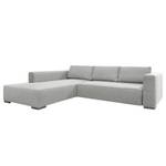 Ecksofa Heaven Colors Style M Webstoff Stoff TCU: 9 light grey - Longchair davorstehend links - Keine Funktion