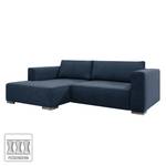 Canapé d'angle Heaven Colors Style S Tissu - Tissu TCU : 16 navy blue - Méridienne courte à gauche (vue de face) - Sans fonction