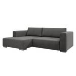 Ecksofa Heaven Colors Style S Webstoff Stoff TCU: 19 pencil grey - Longchair davorstehend links - Keine Funktion