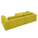 Ecksofa Heaven Colors Style S Webstoff Stoff TCU: 5 cool lemon - Longchair davorstehend links - Keine Funktion