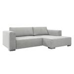 Ecksofa Heaven Colors Style S Webstoff Stoff TCU: 9 light grey - Longchair davorstehend rechts - Keine Funktion