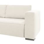 Canapé d'angle Heaven Colors Style XL Tissu - Tissu TCU : 0 pure white - Méridienne courte à gauche (vue de face) - Fonction couchage